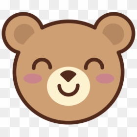Teddy Bear Face Clipart, HD Png Download - teddy bear vector png