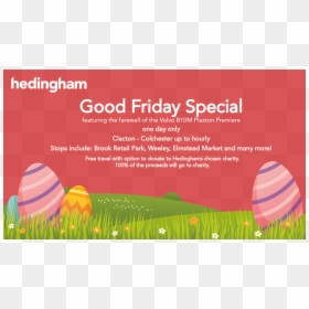 Hedingham Bus, HD Png Download - easter grass png