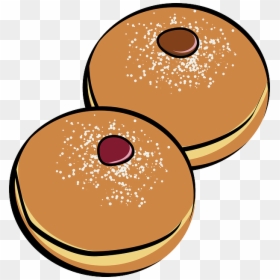 Hanukkah Gelt Clip Art, HD Png Download - donut clipart png