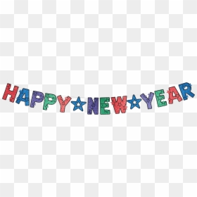 Happy New Year Png, Transparent Png - transparent glitter png