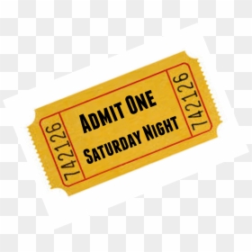 Orange, HD Png Download - admit one png