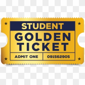 Student Ticket, HD Png Download - admit one png