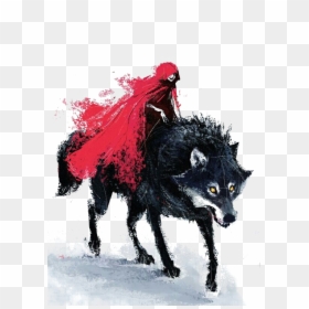 Drawing Red Riding Hood, HD Png Download - little red riding hood png