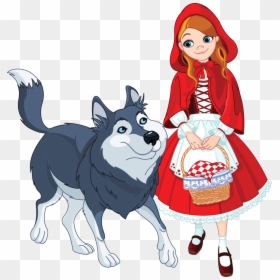 Little Red Riding Hood Drawing, HD Png Download - little red riding hood png