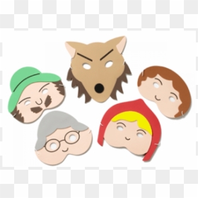 Little Red Riding Hood Mask, HD Png Download - little red riding hood png