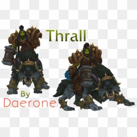 Warcraft 3 Thrall Model, HD Png Download - thrall png