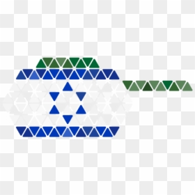 Triangle, HD Png Download - israeli flag png