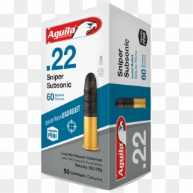 Aguila Sniper Subsonic, HD Png Download - bullet casing png
