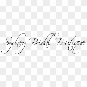 Calligraphy, HD Png Download - bride silhouette png