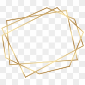 Transparent Background Gold Geometric Frame Png, Png Download - photo frame.png