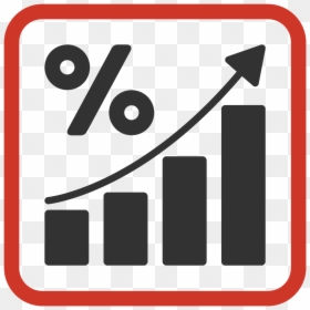 Business Growth Icon, HD Png Download - percentage png
