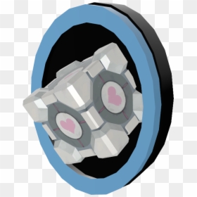Portal Video Game Cube, HD Png Download - companion cube png