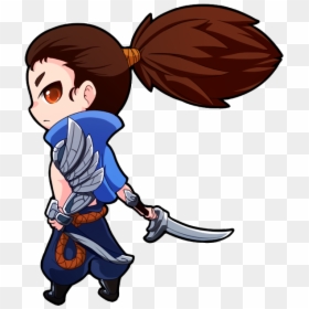 League Of Legends Chibi Yasuo, HD Png Download - jhin png