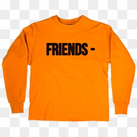 Orange Vlone Friends Long Sleeve, HD Png Download - vlone png