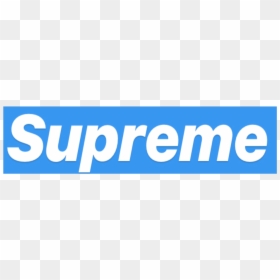 Blue Supreme Logo Png, Transparent Png - vlone png