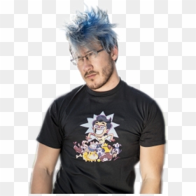 Markiplier Floof The Hair, HD Png Download - warfstache png