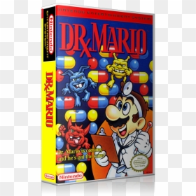 Dr Mario Nes Box Art, HD Png Download - dr mario png