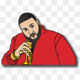 Dj Khaled Enamel Pin, HD Png Download - dj khaled face png