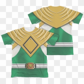 T Shirt Power Rangers, HD Png Download - green ranger png