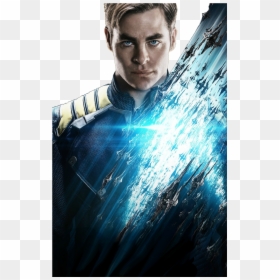 Captain Kirk Star Trek Chris Pine, HD Png Download - captain kirk png