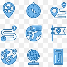 Iconos Para Mapas Mentales Png, Transparent Png - map pointer png