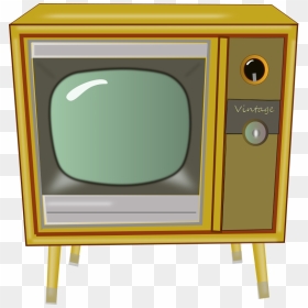 Vintage Tv Clipart, HD Png Download - tv set png