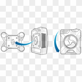 Computer Case, HD Png Download - taser png
