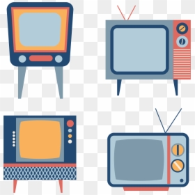 Retro Tv Set Transparent Background Clipart, HD Png Download - tv set png