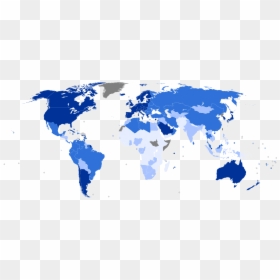 Developed Nations, HD Png Download - asia map png