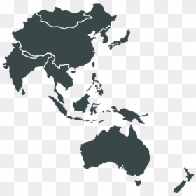 South East Asia Pacific, HD Png Download - asia map png