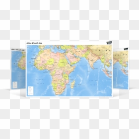 Atlas, HD Png Download - asia map png