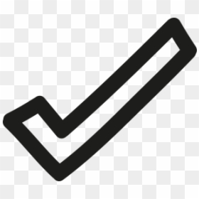 Check Icon Drawn Png, Transparent Png - white tick png