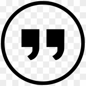 Circle, HD Png Download - quotation icon png