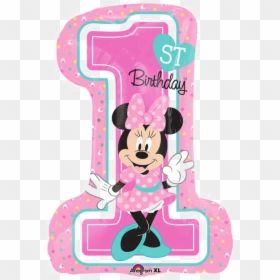 1st Birthday Minnie Mouse, HD Png Download - 1 st birthday png
