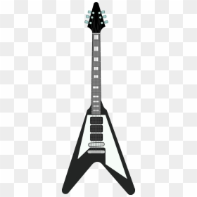 Flying V Guitar Vector, HD Png Download - pick art png