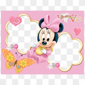 Baby Minnie Mouse Background, HD Png Download - 1 st birthday png