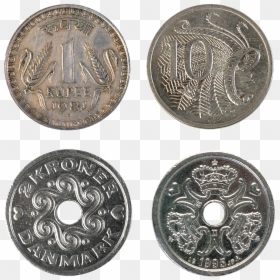 Moeda Uma Coroa Dinamarquesa, HD Png Download - rupee png image