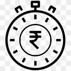 Money Management Rupee Icon, HD Png Download - rupee png image