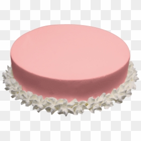 Plain Birthday Cake Png, Transparent Png - pink birthday cake png