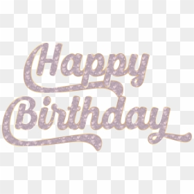 Transparent Background Text Happy Birthday Transparent, HD Png Download - pink birthday cake png