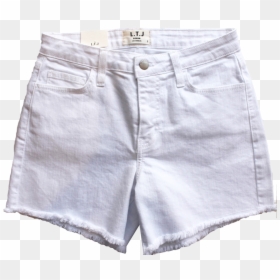 White Denim Shorts, HD Png Download - shorts png