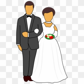 People Getting Married Clipart, HD Png Download - marriage couple png