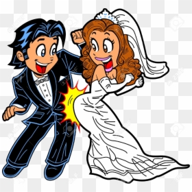 Happy Married Couple Clipart, HD Png Download - marriage couple png