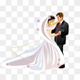 Bride And Groom Png, Transparent Png - marriage couple png
