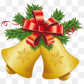 Clip Art Christmas Bells, HD Png Download - hanging bells png