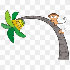 Clipart Png Banana Tree Cartoon, Transparent Png - banana tree images png