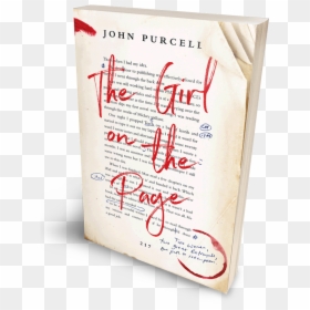 Girl On The Page By John Purcell, HD Png Download - png girl back