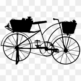 Bicycle With Basket Png, Transparent Png - glamour bike png