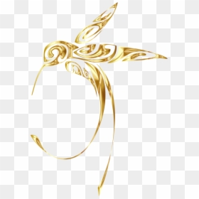 Gold Hummingbird Png, Transparent Png - gold jewellery images png