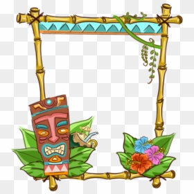 Hawaiian Frame, HD Png Download - torch transparent png